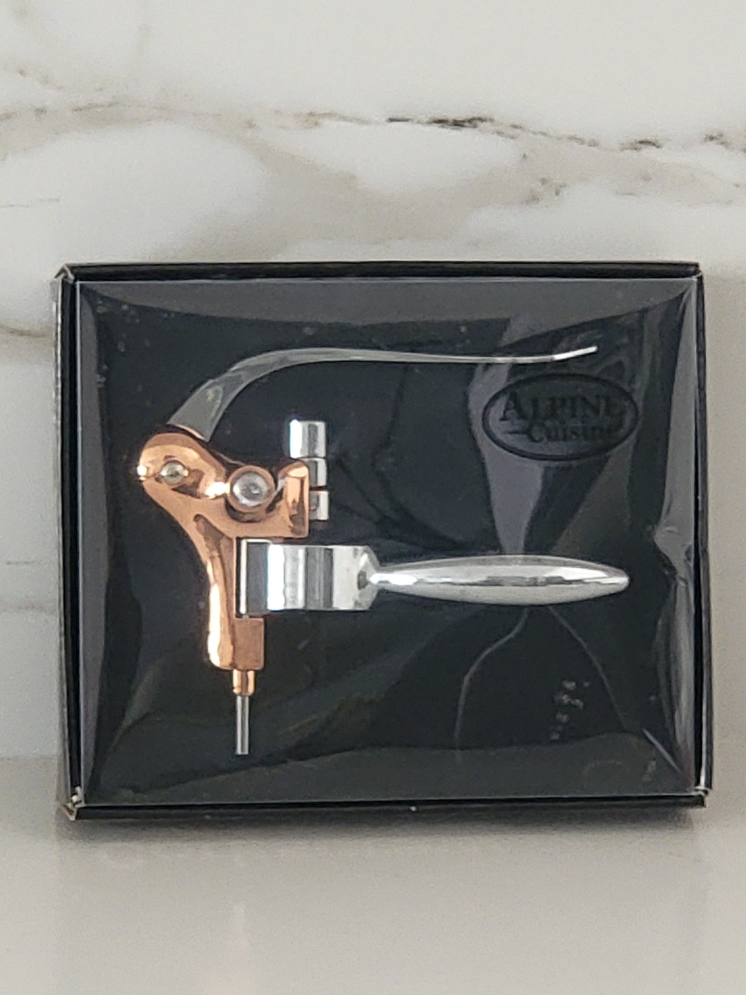 Alpine Cuisine Rose Gold Lever Corkscrew - photo 3