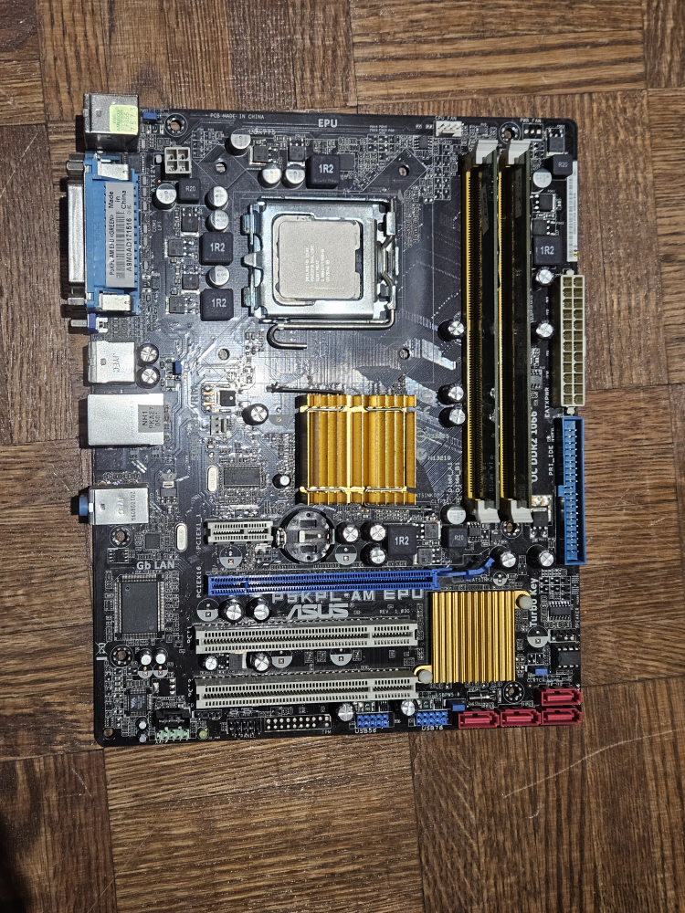 ASUS P5KPL-AM Motherboard + Intel Pentium E2180 + 2GB RAM - photo 2