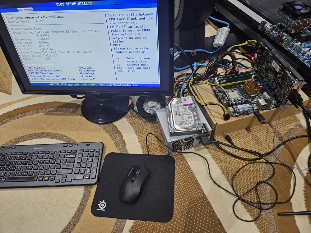 ASUS P5KPL-AM Motherboard + Intel Pentium E2180 + 2GB RAM - photo 4