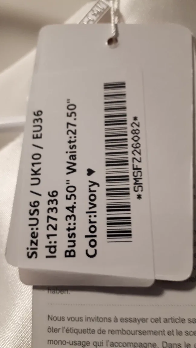 Elegant White Satin High-Low Dress image indicator(3)