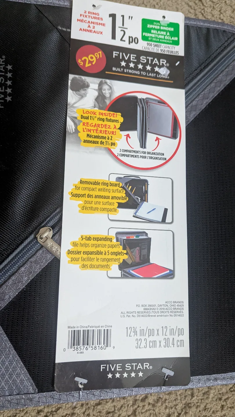 Office and School Binder Bag image indicator(2)