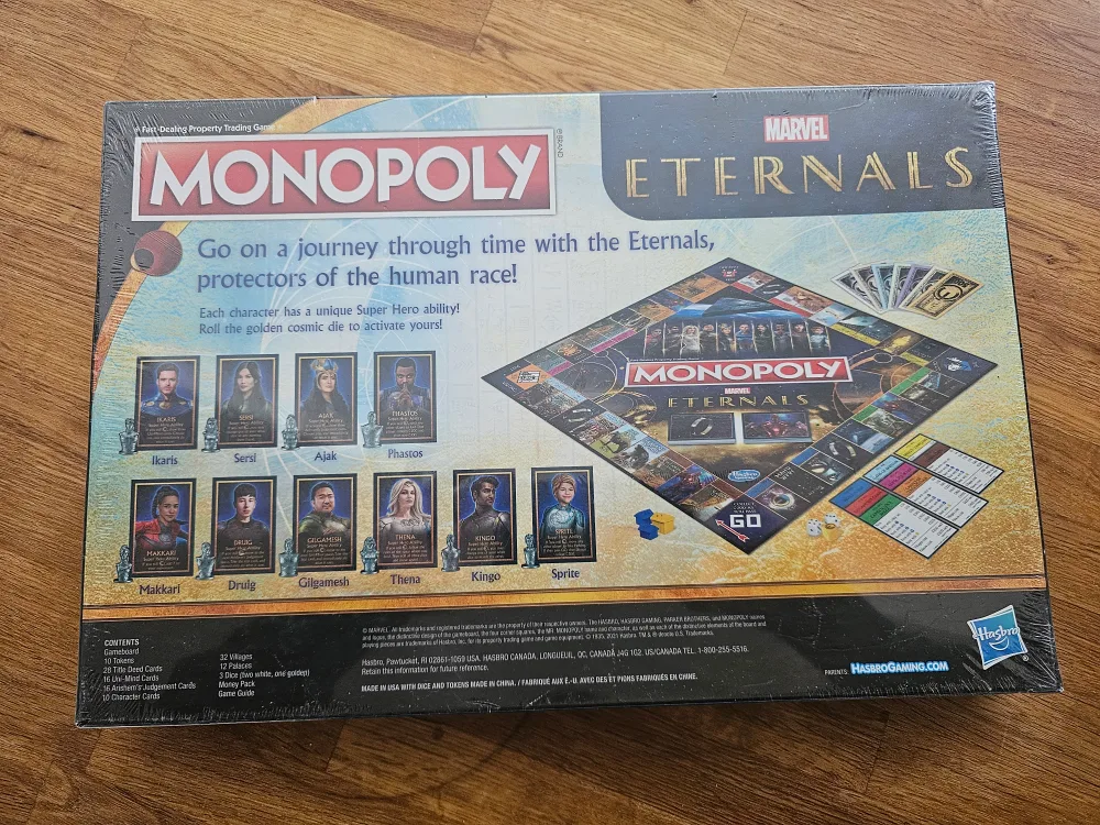 Marvel Eternals Monopoly Board Game image indicator(2)