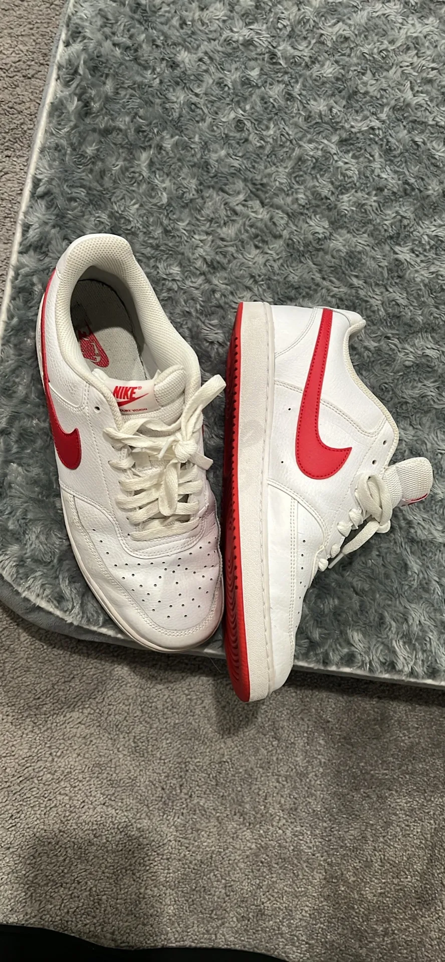 Nike Court Vision Low Sneakers - White/Red image indicator(2)