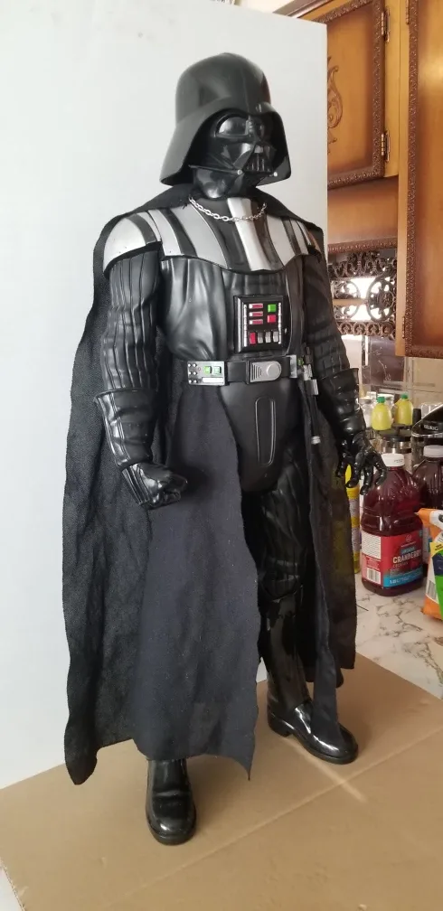 Darth Vader action figure  , 32 inches tall  . image indicator(3)