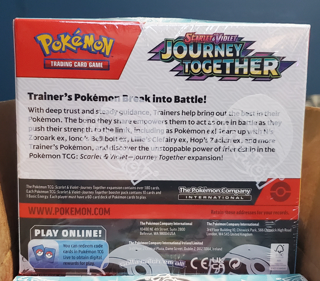Pokemon Journey Together Enhanced Booster Box Case - photo 4