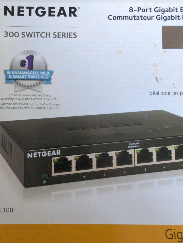 NETGEAR GS308 8-Port Gigabit Ethernet Unmanaged Switch - photo 2