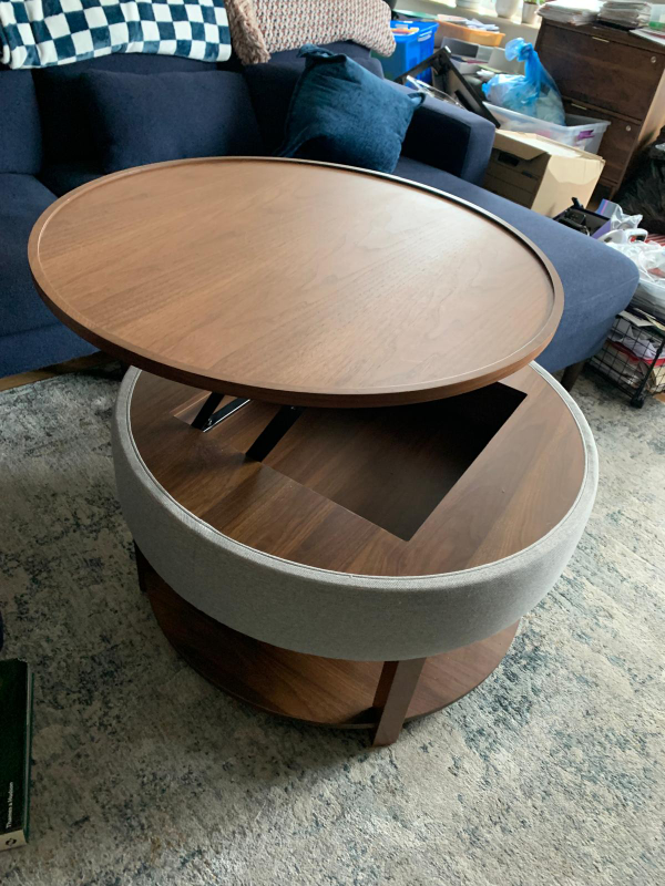beautiful wood structube coffee table obo