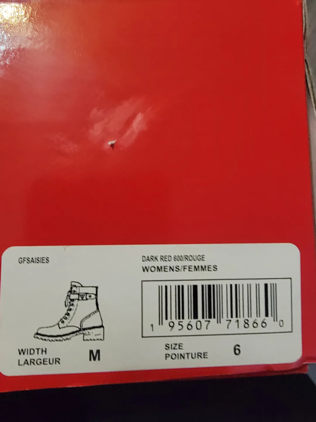 Women's Size 6 Guess Dark Red Patent Leather Boots image indicator(2)