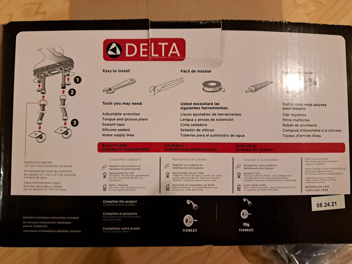 Delta Principals Lavatory Faucet, 562LF-PPU-ECO image indicator(5)
