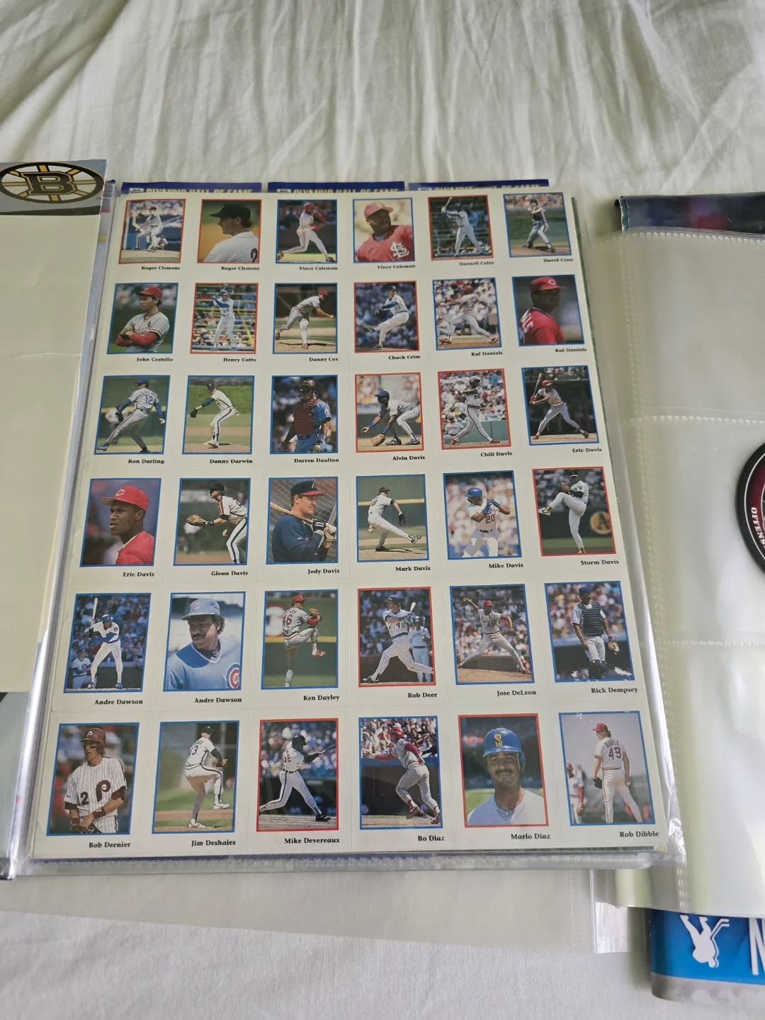 assorted sport posters, cards, pucks and games image indicator(2)