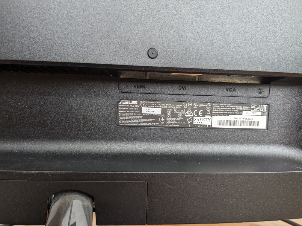 ASUS VP228H 22-inch LED Monitor - photo 2