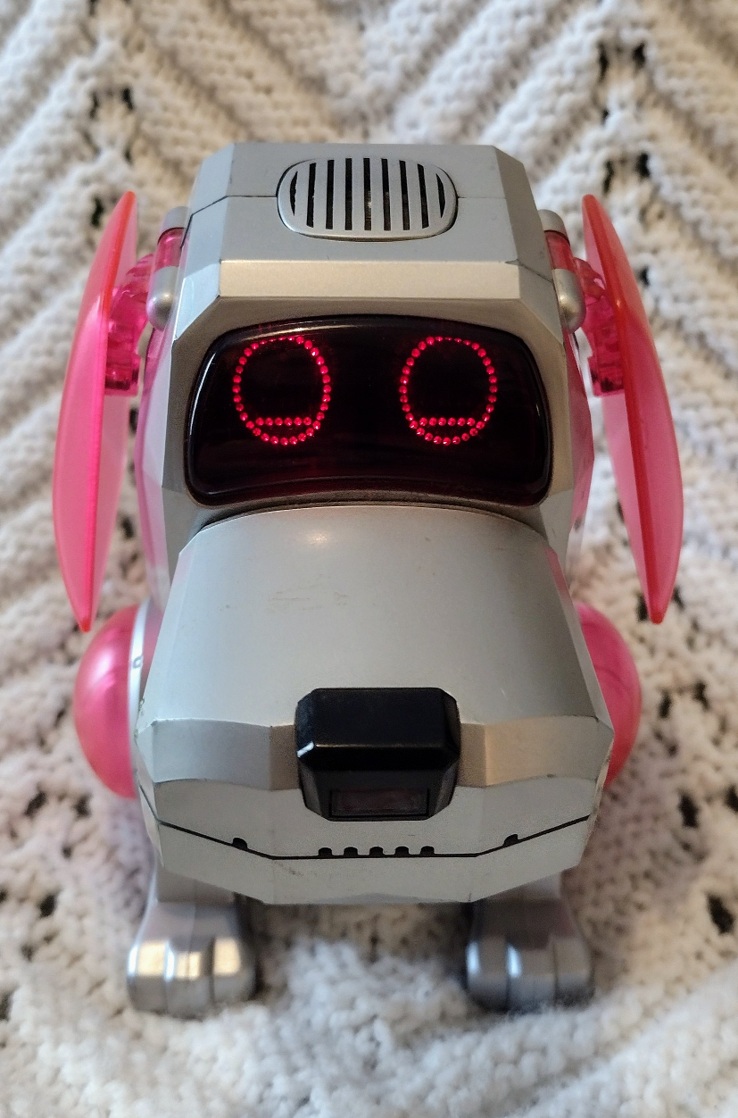 Sega Interactive Toy Poo-Chi Robot Dog Pink NO TAIL 1999