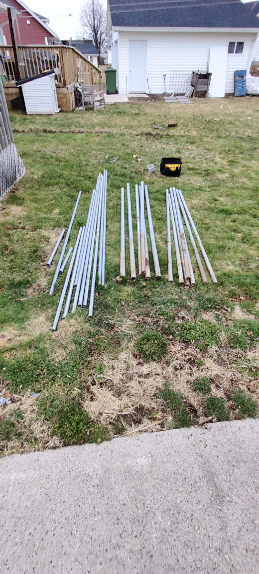 5' x 100' Chain link fence supplies bundle - photo 2