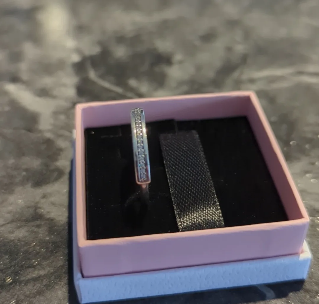 Pandora Silver Ring Size 7 brand new image indicator(6)