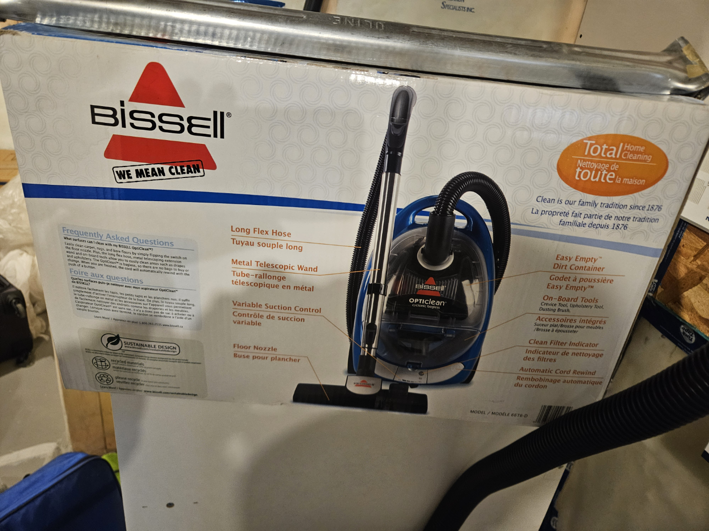 Bissell Opticlean Canister Vacuum Cleaner - photo 3