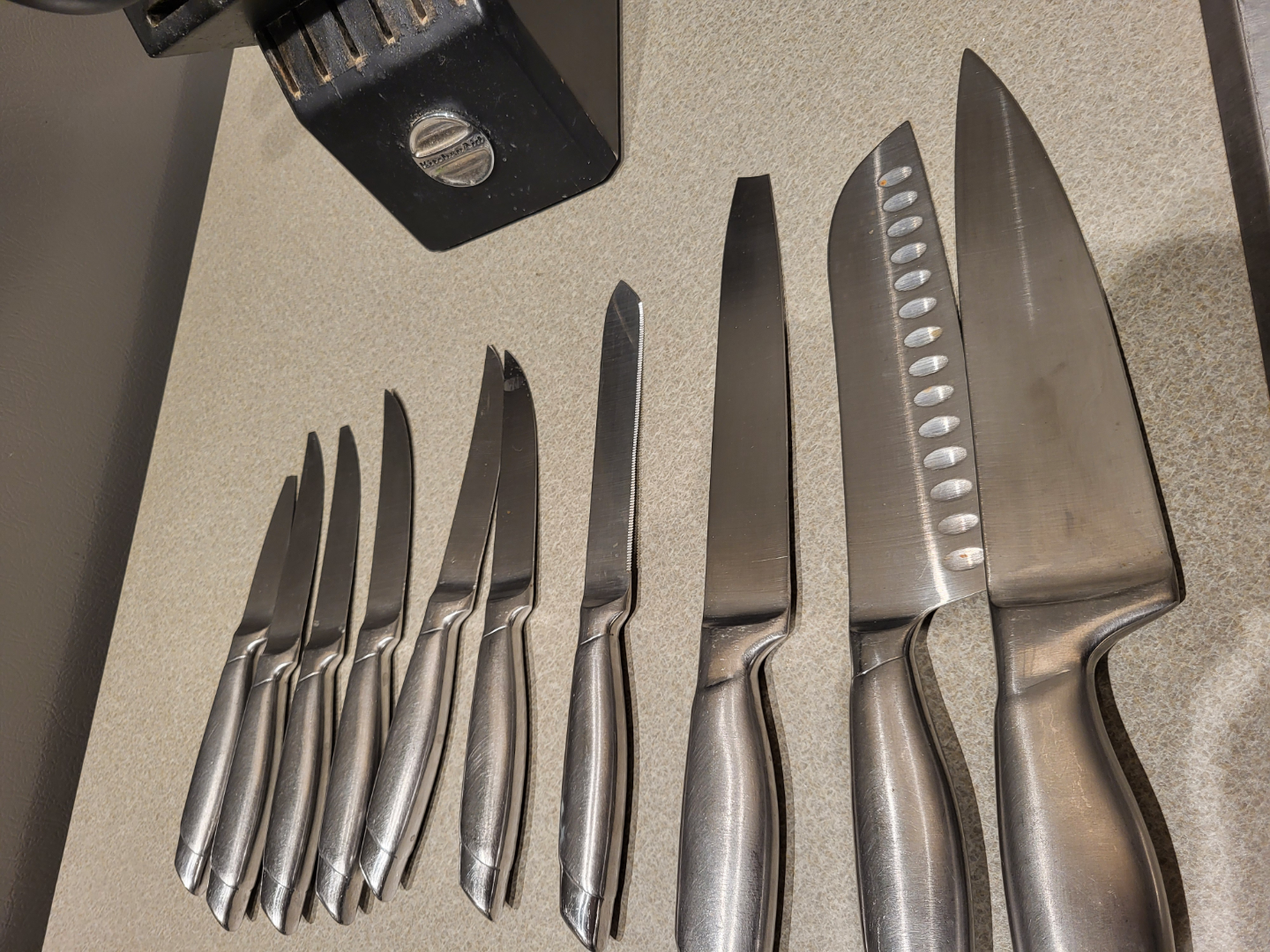 Kitchen Knife Set with Block - photo 5