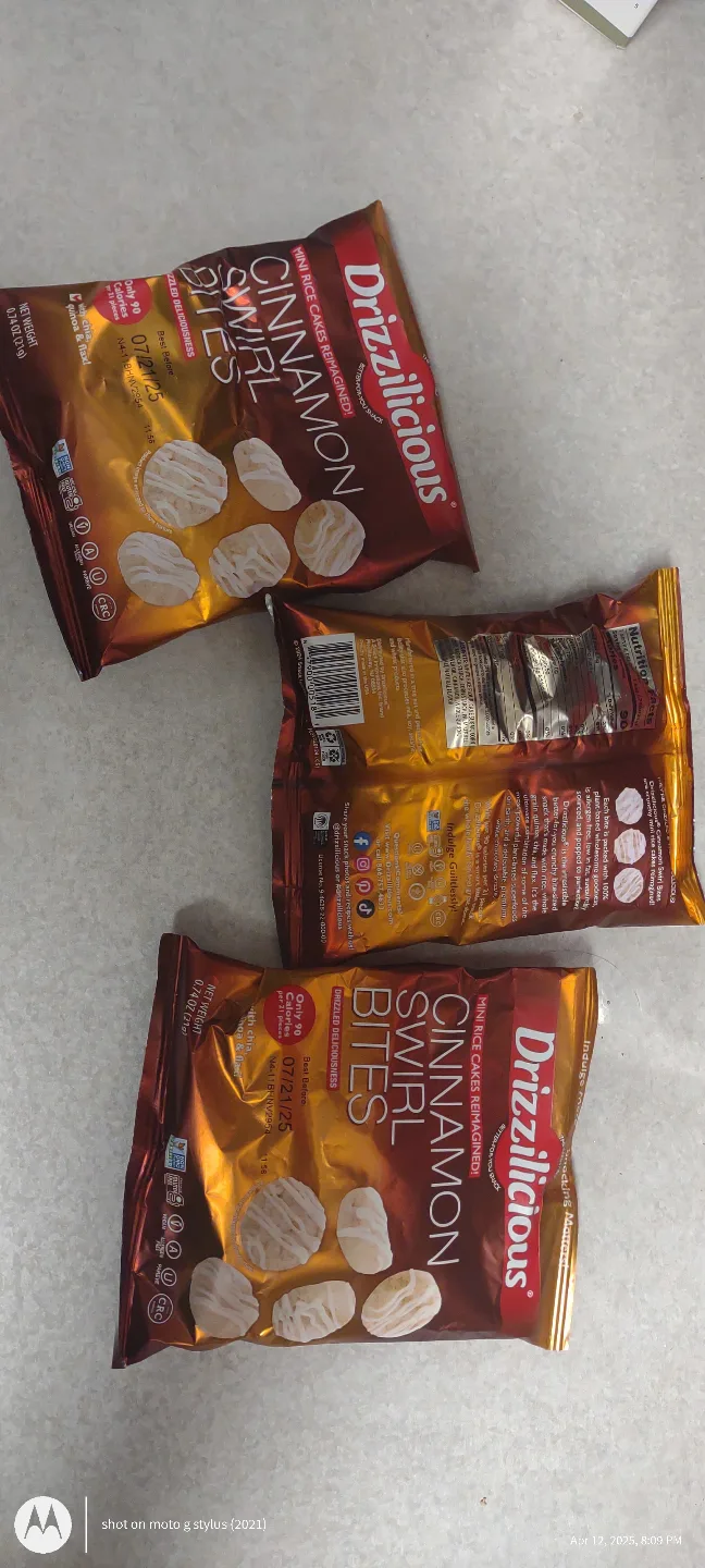 Drizzilicious Cinnamon Swirl Bites - 3 Bags image indicator(2)