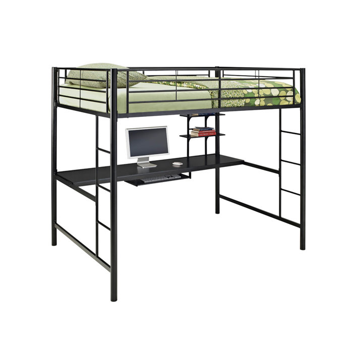 Loft Bed with workstation black - photo 3
