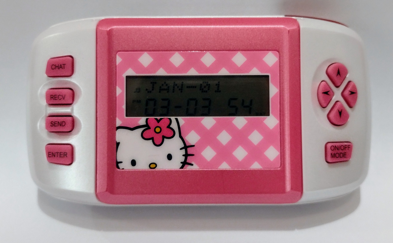 Hello Kitty Sanrio 2010 Text Messenger Pink White Toy Organizer - photo 3