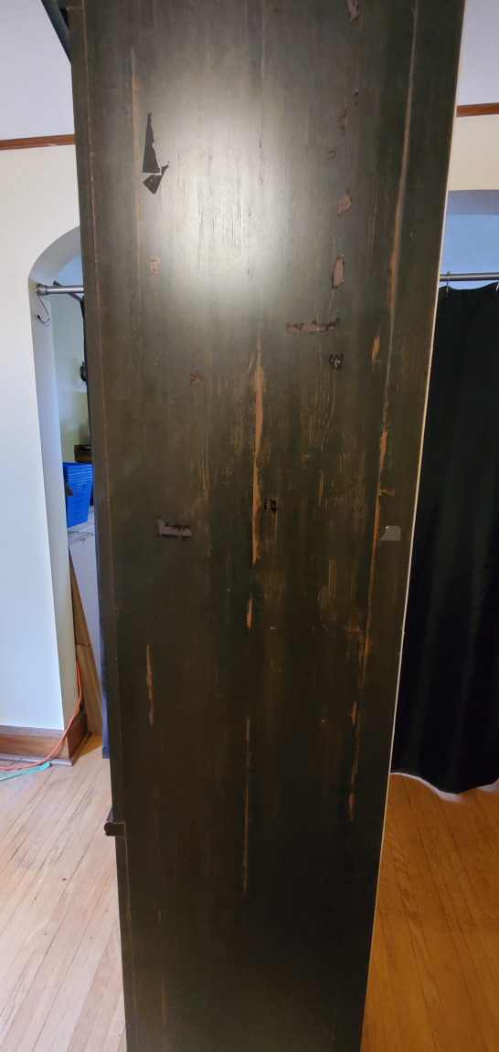Black Wooden Bookcase - photo 5