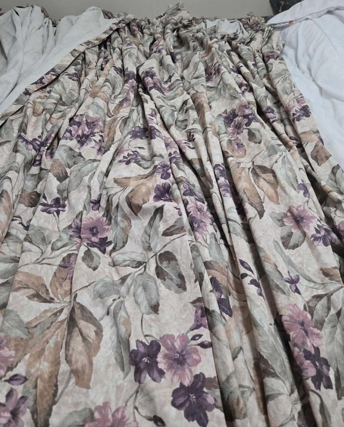 Floral Pleated Curtains - photo 2