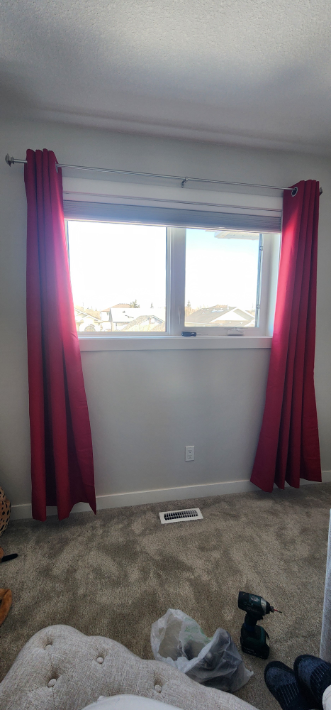 Curtain Rod Brackets - Pair of Metal Brackets with Screws