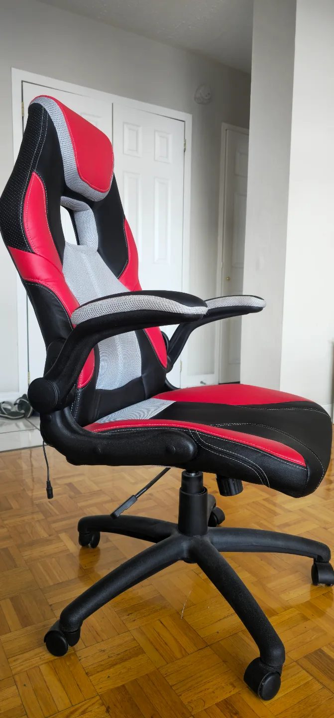 Gaming Chair with Bluetooth - Red and Black thumbnail