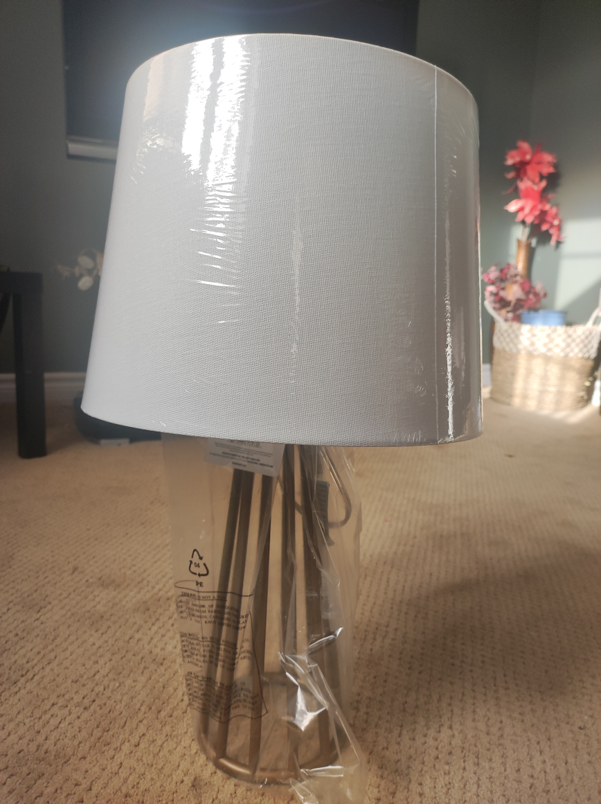 Home Trends 23.5" Gold Table Lamp