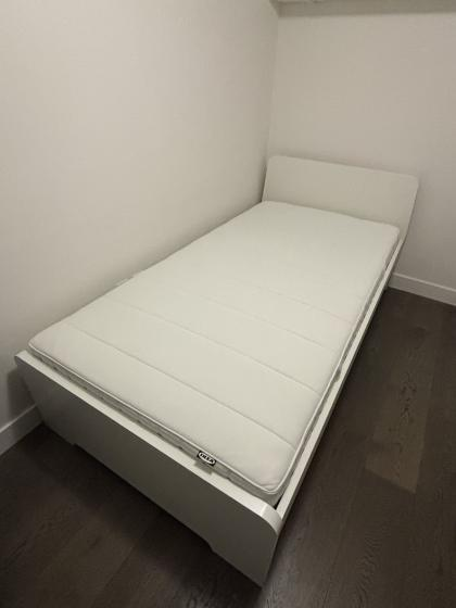 IKEA twin Bed Frame with Mattress