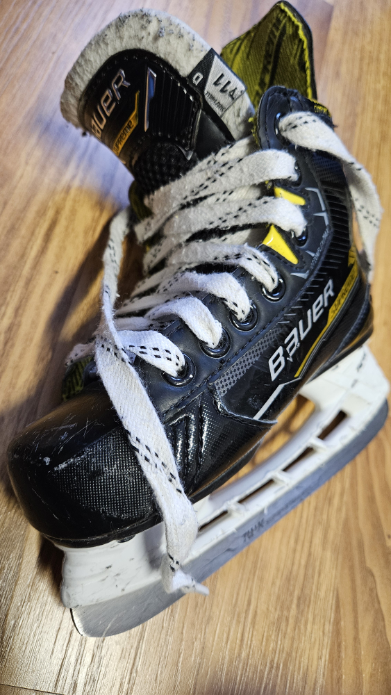 Bauer Supreme M4 Youth Ice Hockey Skates/Superfeet - Size 11 - photo 3