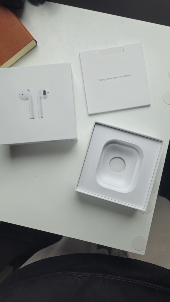 Apple AirPods (2nd gen) with Charging Case & Red Silicone Case - photo 3