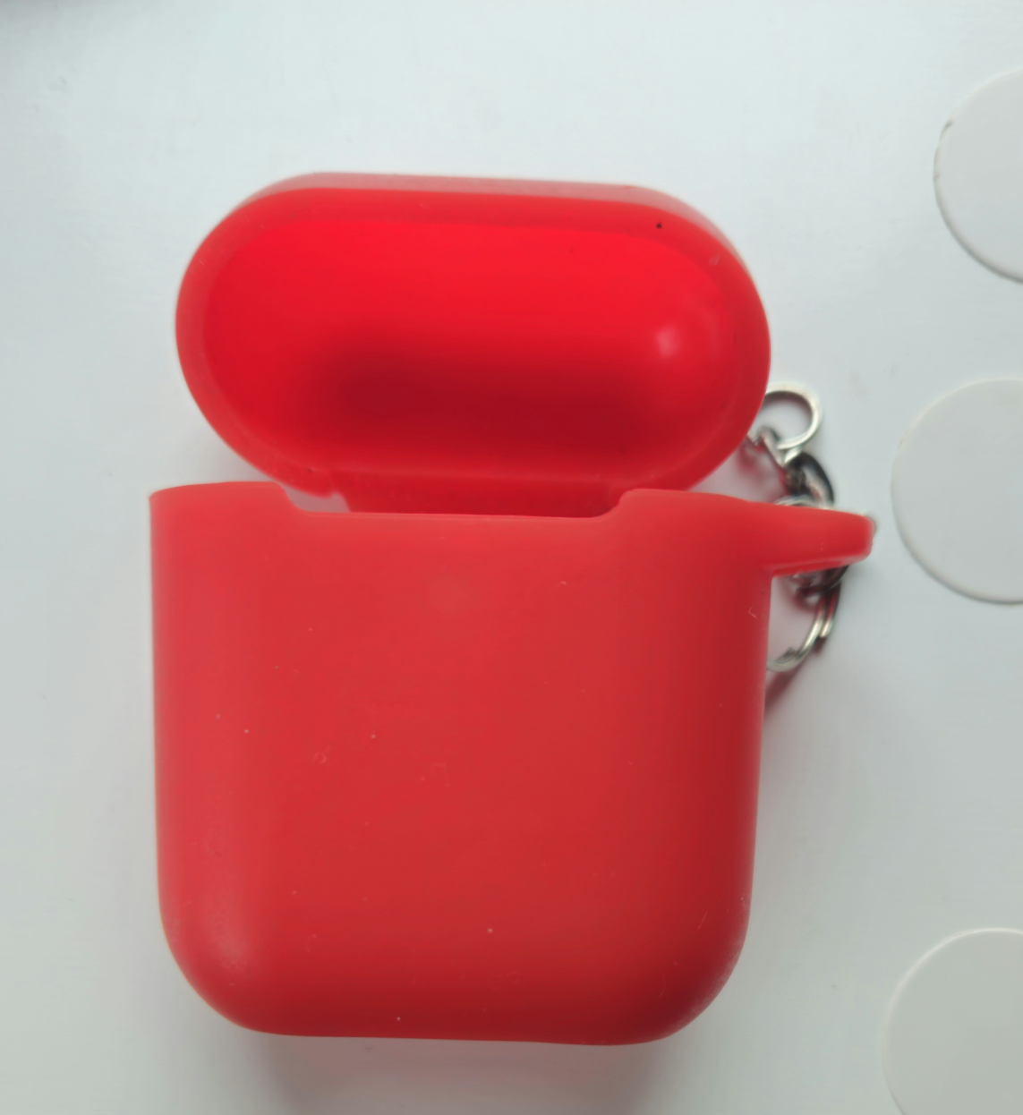 Apple AirPods (2nd gen) with Charging Case & Red Silicone Case - photo 5