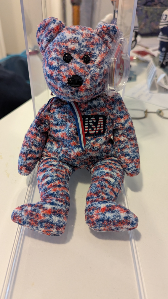 Ty Beanie Baby - USA Bear - photo 2