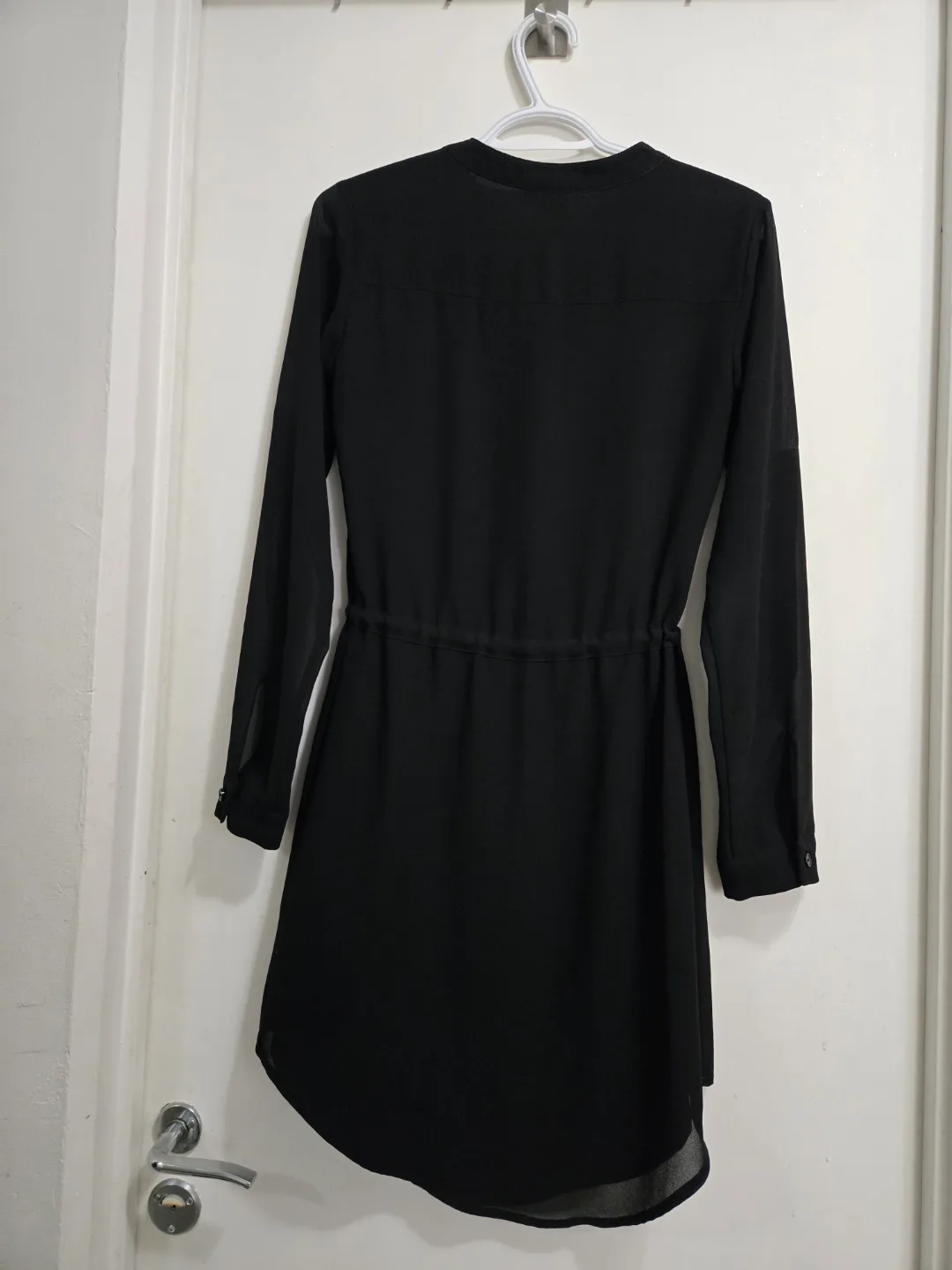 Sheer flowy cinched dress image indicator(4)