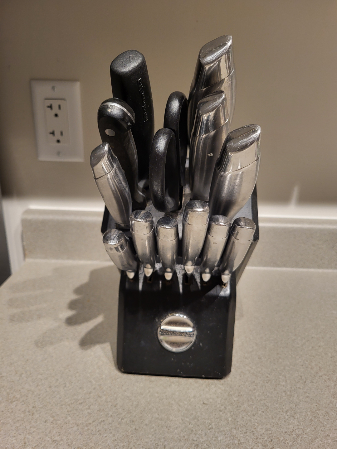 Kitchen Knife Set with Block - photo 3