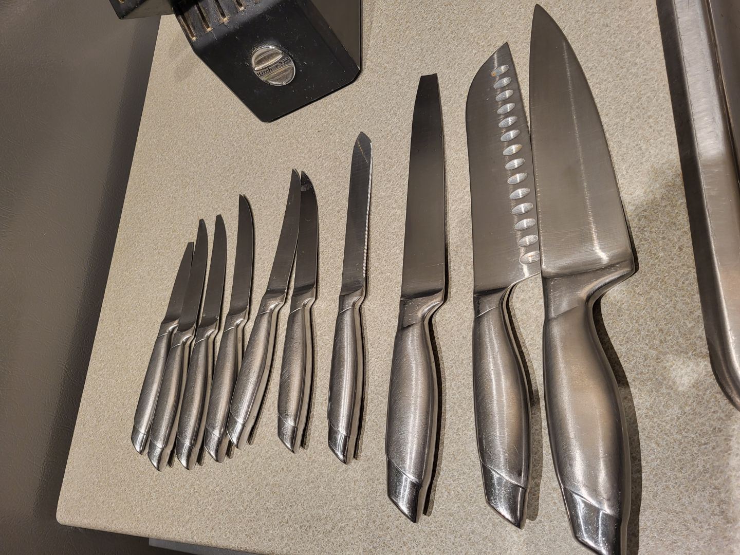 Kitchen Knife Set with Block - photo 4
