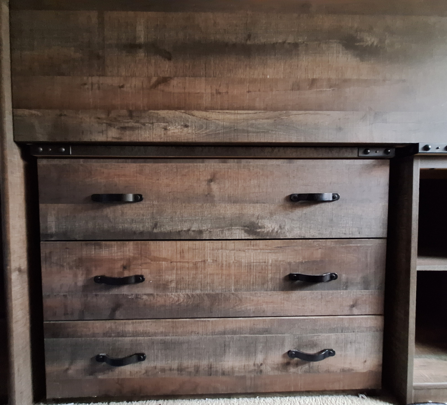 Kids Twin Loft Bed with Storage and Stairs - photo 2
