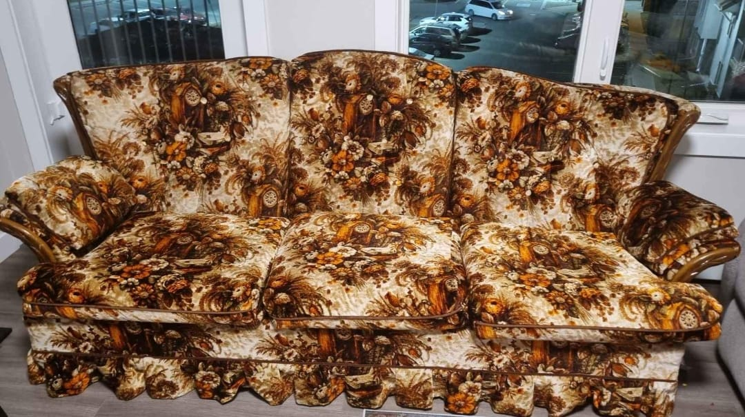 Vintage Floral Sofa