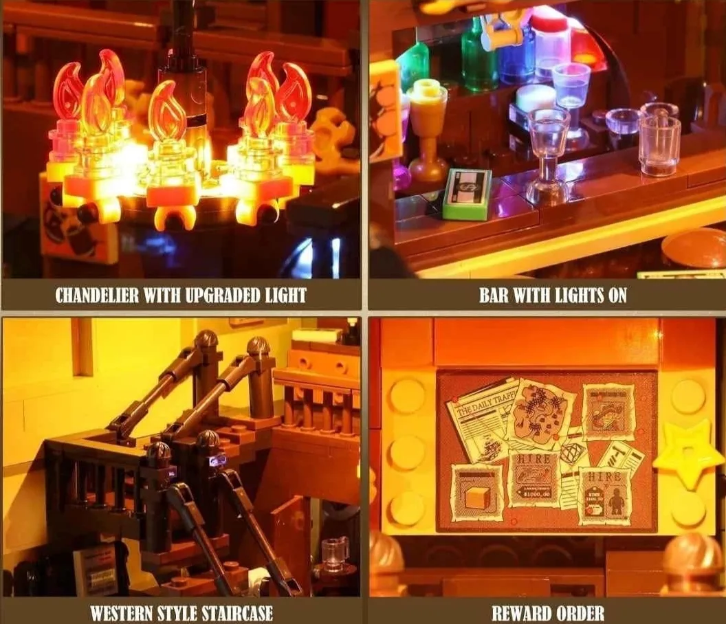 Funwhole Western-Saloon  with Led lights image indicator(3)