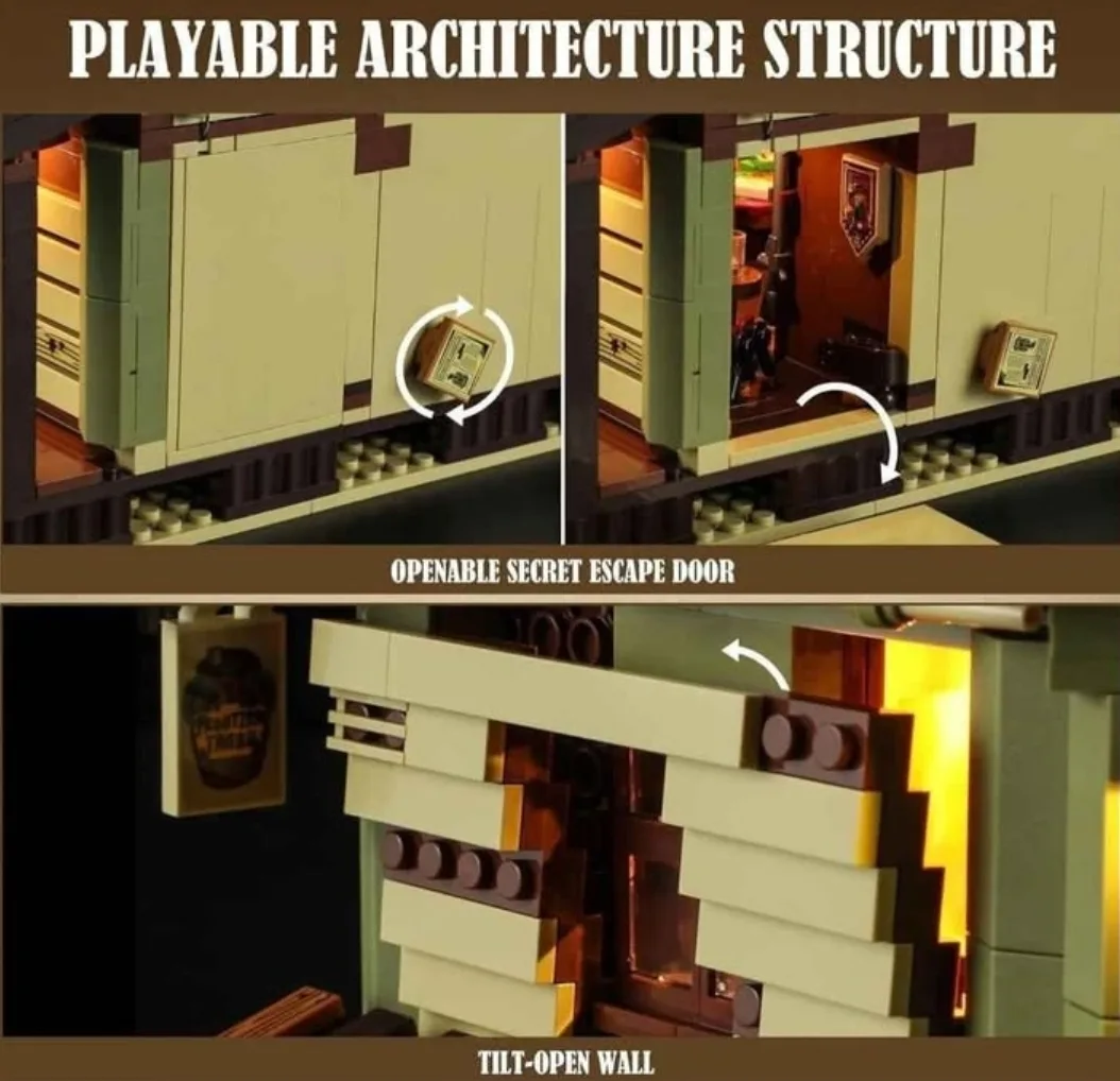Funwhole Western-Saloon  with Led lights image indicator(4)