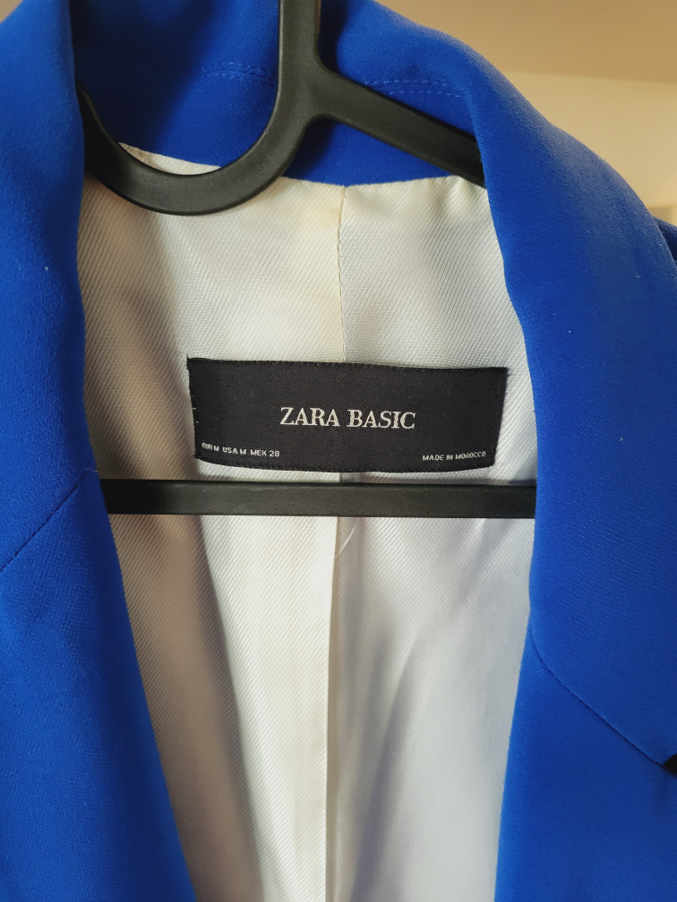 Zara Basic Royal Blue Blazer Size M - photo 2