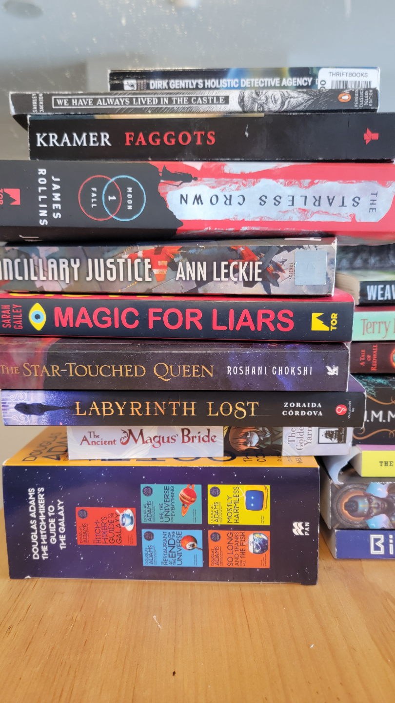 Large Collection of Fantasy and Sci-Fi Books