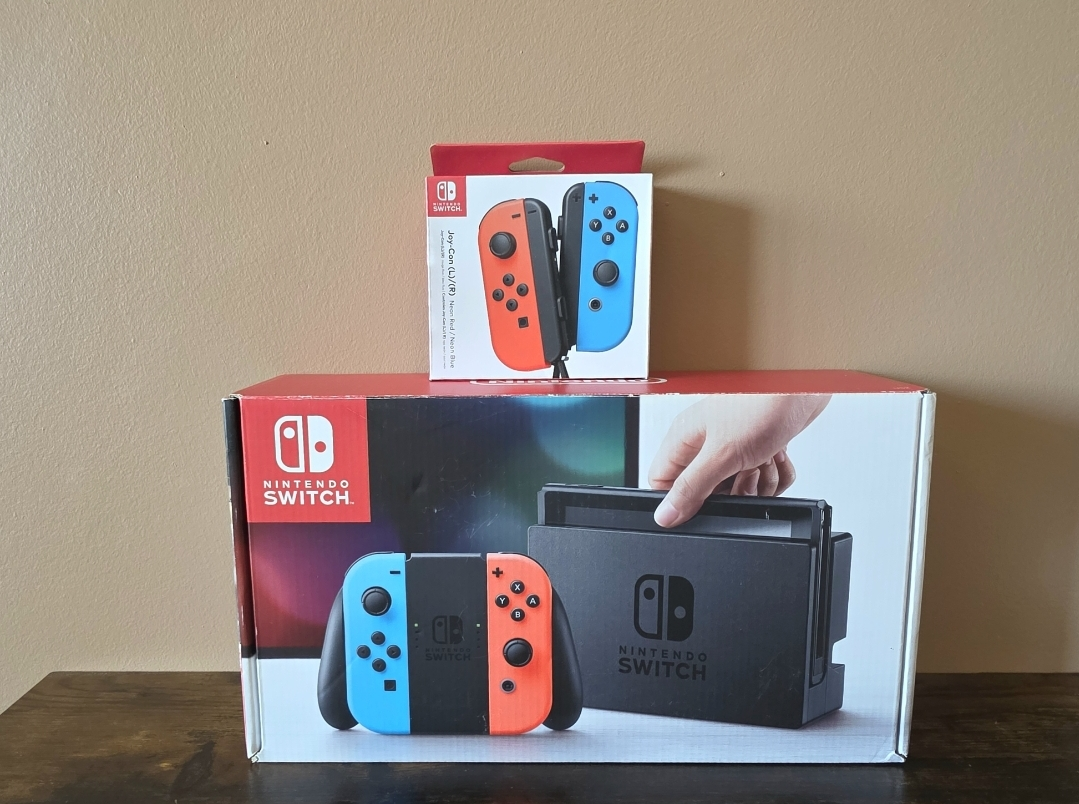 V2 Nintendo Switch Console in the box bundle