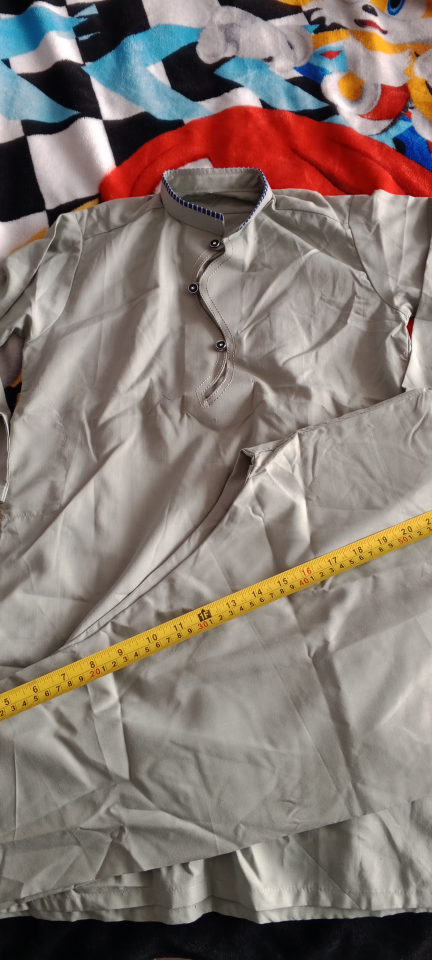 Boys Light Grey Shalwar Kameez - photo 3