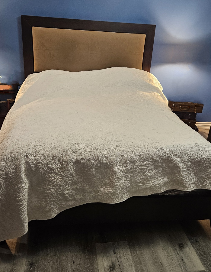 Queen Size Bed Frame with Headboard