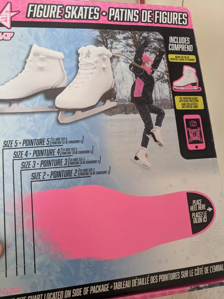 Girls' True North Figure Skates - Size 4 image indicator(2)