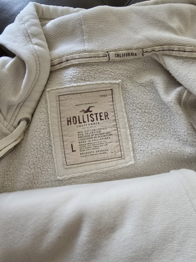 Hollister Co. Women's Size Large Off-White Hoodie and Joggers - photo 4