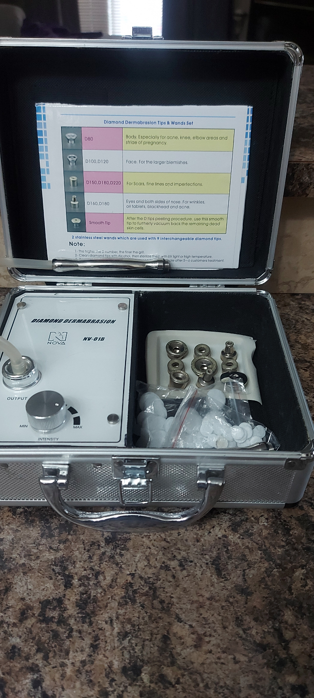 Diamond Dermabrasion Kit with 9 Interchangeable Tips - photo 3