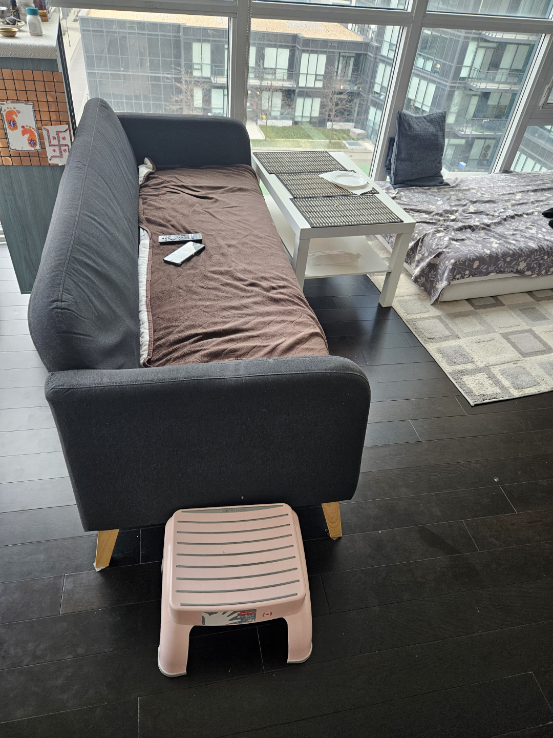Dark Grey Sofa  Moving Out sale - photo 2