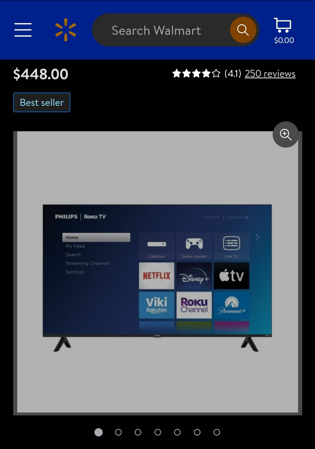 55" Philips Roku TV - 4K UHD Smart TV - New in Box - photo 5